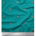 thumbnail image 1 of Soimoi Satin Silk Fabric Dot,Leaves & Floral Artistic Decor Fabric Printed Yard 42 Inch Wide, 1 of 1