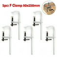 thumbnail image 5 of 5X F Style Welding Clamps, Heavy Duty Forged Solid Steel Clamp, 500kg, 5 of 13