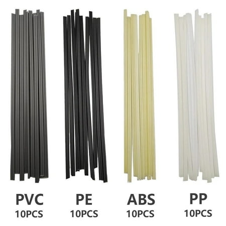 

BAMILL 40PCS Plastic Welding Rods 200mm ABS/PP/PVC/PE Welding Sticks For Plastic Welder