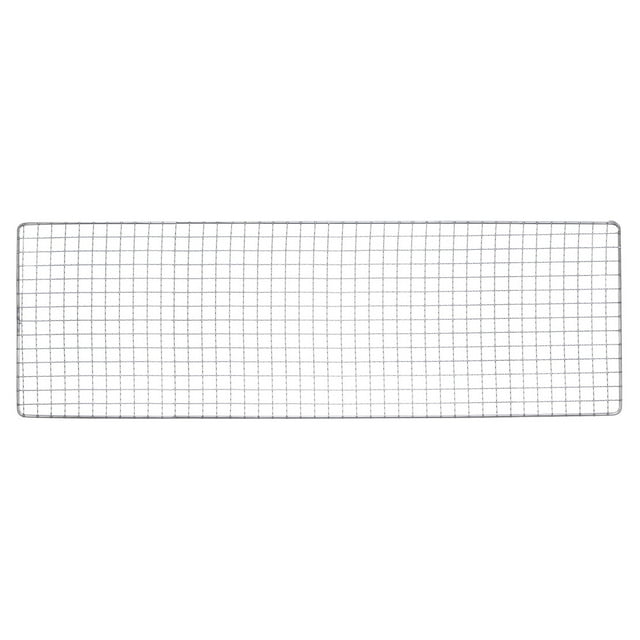 Uxcell 2Packs Square BBQ Grill Net 24.4"x7.5" Stainless Steel Barbecue Mesh Mat for Baking Charcoal Grilling