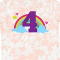 thumbnail image 4 of Inktastic 4th Birthday Rainbow Girls Toddler T-Shirt, 4 of 5