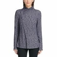 thumbnail image 7 of GH Bass Ladies' Knit Zip Asymmetrical Cardigan, Small, Navy, 7 of 7