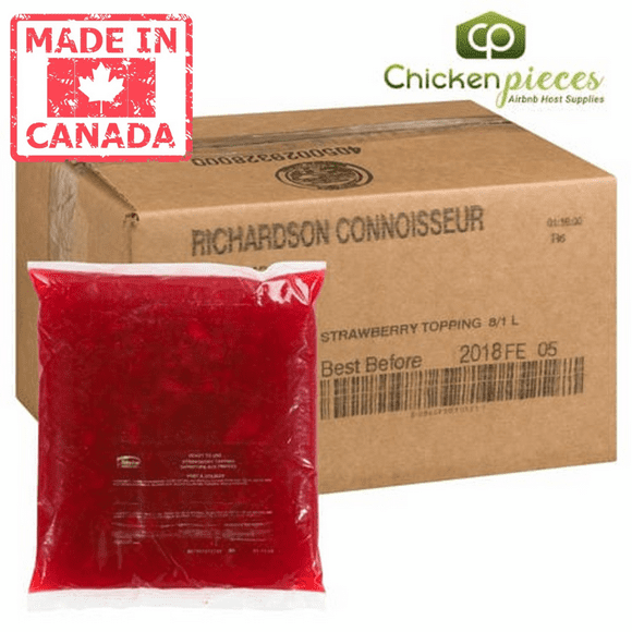 Richardson Topping Strawberry 1L/2.20Lbs (8/Case)-Canadian Made