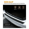 thumbnail image 5 of 2014-2015 fit Honda Civic Coupe Rear Bumper Scratch Guard Rubber Protector Cover, 5 of 13