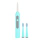 thumbnail image 4 of Cepillo de dientes eléctrico Batería Sonic Cabezal de cepillo de repuesto a prueba de agua Herramienta de limpieza de dientes Azul, 4 of 10