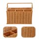 thumbnail image 1 of Luxshiny Organizador De Cubiertos Y Utensilios En Cesta Tejida De Estilo Rústico, 1 of 5