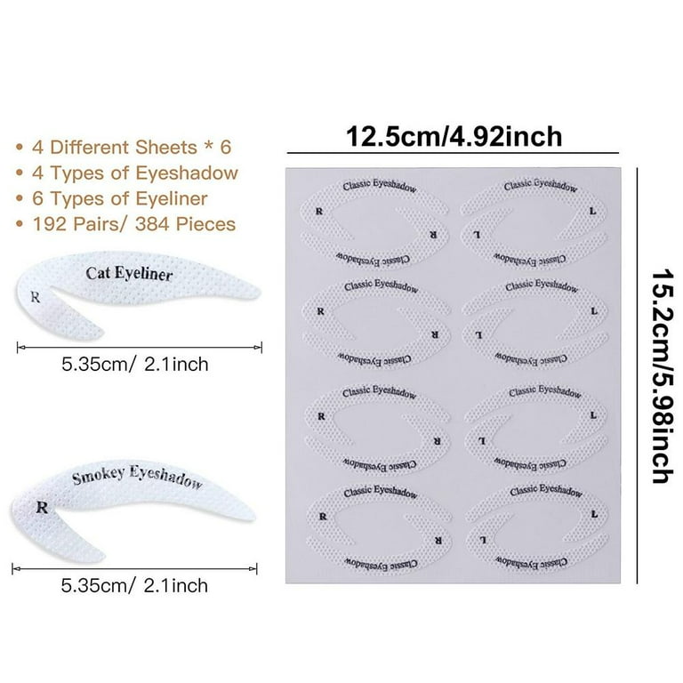 Winged Eyeliner Stencil Printable