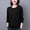 Black, variant on YHAJDS Casual Women's Long Sleeve Tops Solid Color Round Neck Regular Pullover Sweatshirt Top For Fall Fall Winter