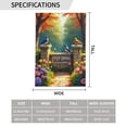 thumbnail image 3 of Welcome Garden Flag Autumn Birds Flowers Double Sided 12x18 Inch Seasonal Yard Outdoor Decor Fall Garden Banner, 3 of 8