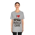thumbnail image 4 of I Love Muscle Cars Unisex Jersey Short Sleeve Tee, 4 of 10
