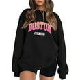 thumbnail image 2 of Women's Sweatshirts 2025 Boston EST 1997 Graphic Sweatshirt Long Sleeve Crewneck Pullover Tops Sweatshirt for Women, 2 of 5