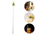 thumbnail image 2 of Palitos para mezclar con forma de árbol de Navidad, para cócteles, bebidas, café, fiestas, restaurantes, cafeterías, bares, etc., 2 of 5