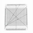 thumbnail image 1 of Suministros de Costura Plantilla de Regla de Costura Manualidades de Bricolaje Regla de Remeras de 6 Pulgadas Regla de Corte de Colcha 5 en 1 para Patchwork, 1 of 5