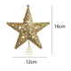 thumbnail image 2 of Navidad hierro forjado calado árbol superior estrella árbol de Navidad ornamento brillante decoración superior, 2 of 5