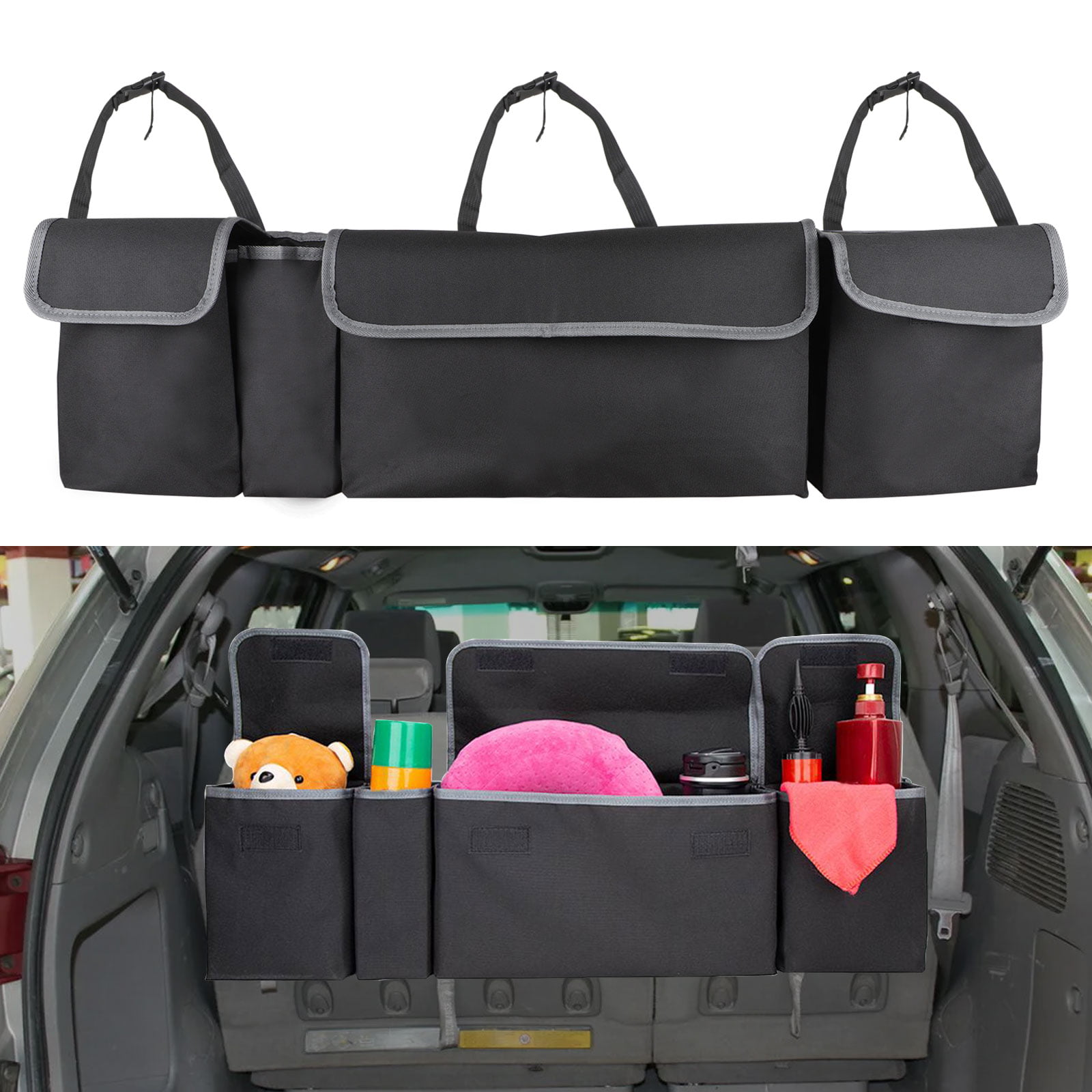 Stockpile Organizer Accessories SUV Auto Backseat Storage Hanger Storing Hook Hanging Purse / Grocery Bag / Handbag to Prevent Sliding Down While Driving 2 PCS Car Seat Headrest Hooks