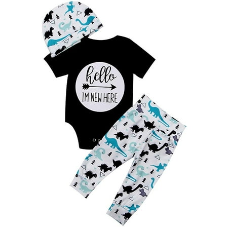 

LisenraIn Toddler Newborn Baby Infant Kids Romper Long Pants Outfits