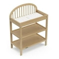 thumbnail image 6 of Graco Olivia Infant Wood Changing Table with Changing Pad, Driftwood, 6 of 20