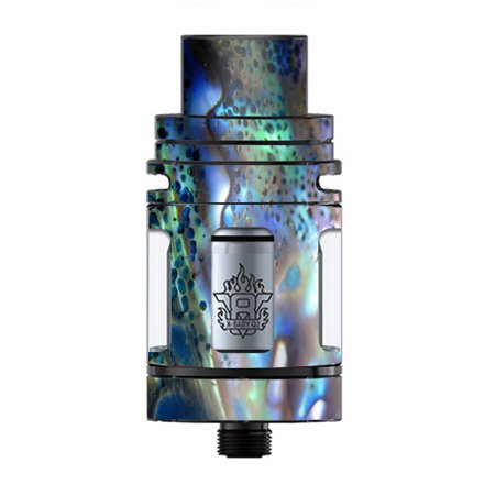 - Skin Decal Vinyl Wrap for Smok TFV8 X-Baby Tank Vape skins stickers cover / Abalone Pearl Sea Shell Green Blue