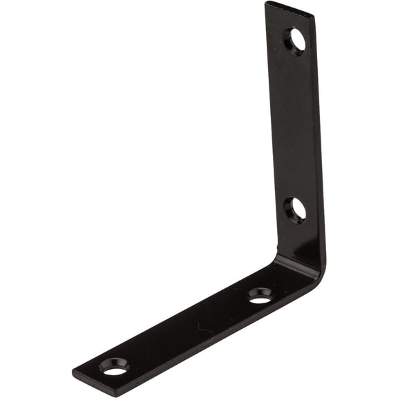 Stanley Hardware N266-484 Black 90 Degree Corner Brace, 3.50 x 0.75
