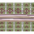 thumbnail image 4 of oneOone Cotton Flex Olive Green Fabric Geometric Ikat Craft Projects Decor Fabric Printed By The Yard 40 Inch Wide, 4 of 4