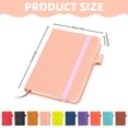 thumbnail image 2 of Pocket Notebook,Mini Notebook with Hardcover and Lined Pages,Portable Journal Memo Book for Daily Planning,Travel Writing,Office Notes and Ideas,112 Lined Pages (56 Sheets),Orange Small Notebook, 2 of 8