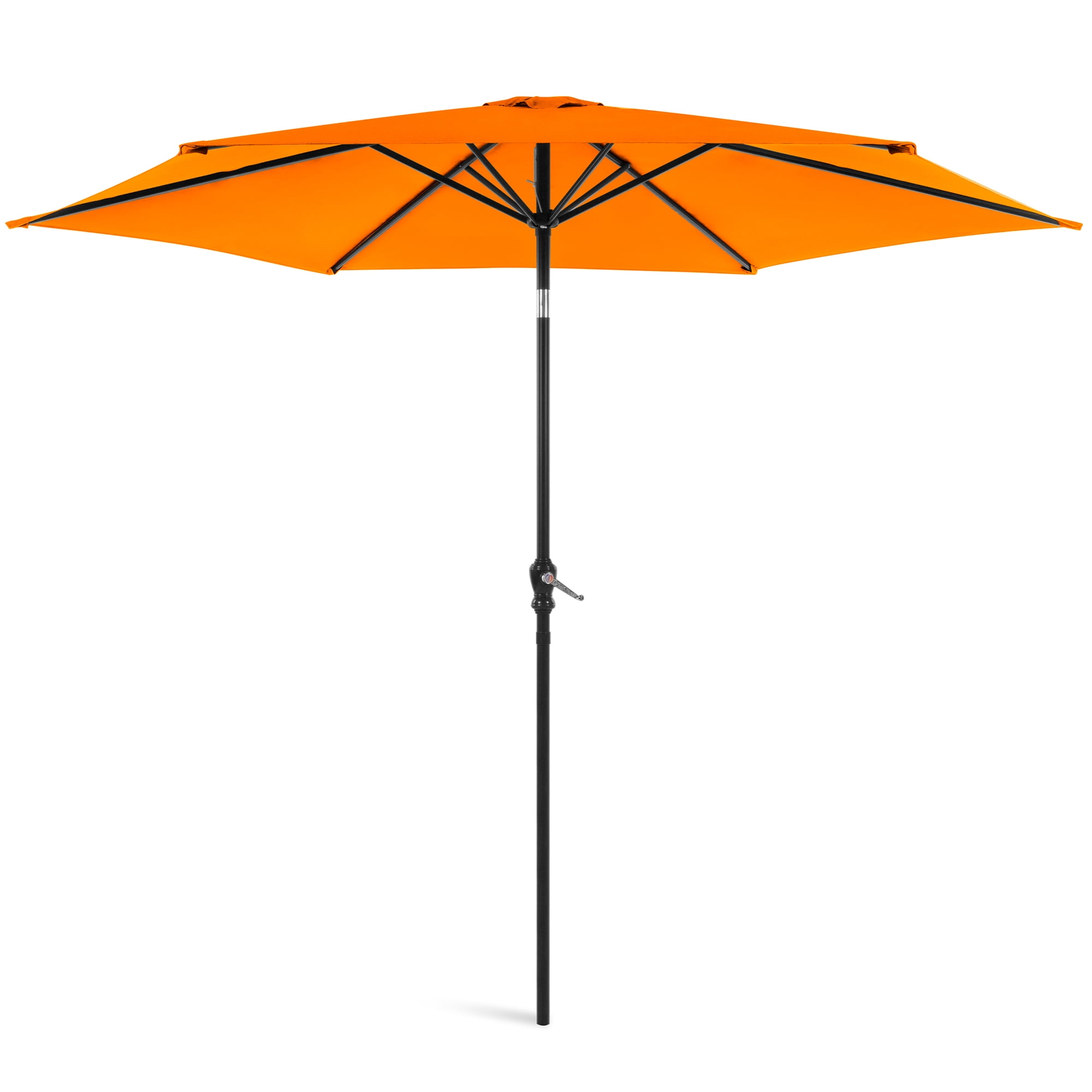 Best Choice Products 10ft Outdoor Steel Market Patio Umbrella w/ Crank