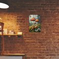 thumbnail image 6 of 1pc Iron Metal Tin Sign- Red Mushrooms and Daisy Flowers Forest Scene Wall Art- Vintage Plaque Home&amp; Garden Decor- Pre-Drilled, Waterproof, Weather Resistant- 8x12 Inch Iron, 6 of 8