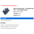 thumbnail image 2 of Main Air Flap Actuator - Compatible with 2011 - 2013 Dodge Durango 2012, 2 of 2