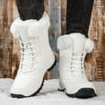 thumbnail image 2 of Winter Outdoor Boots for Women - Thickened Warm Ski Footwear for Cold Weather Activities, 2 of 9