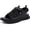 All Black, variant on Men Hiking Sandals, Arch Support Walking Sandals with Orthotic Outdoor Footbed for Plantar Fasciitis, Hombre Sandalias Recovery Sport Slides Black/Red Size 14