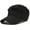 Black Black, variant on Novelty Hair Visor Sun Cap Wig Peaked Baseball Hat with Spiked Hairs