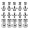 thumbnail image 1 of 1 set Metal 1/4 a 3/8 Adaptador de tornillo convertidor Tornillos roscados Tornillo adaptador Montaje, 1 of 5