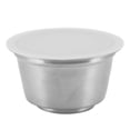 thumbnail image 3 of Refillable Coffee , Stainless Steel Body Silicone Lid Small 40ml Refillable Filter Cup Environmental Friendly  For Home Green,White, 3 of 8