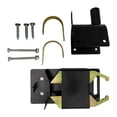 thumbnail image 2 of Dualoai Two Way Lockable Gate Latch Livestock Gate Latch for Farms Pet Cages Ranches, 2 of 9