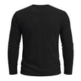 thumbnail image 5 of Admvng Mens Tops Solid Long Sleeve Shirts Breathable Casual Everyday Sports Pullover Tops, 5 of 7