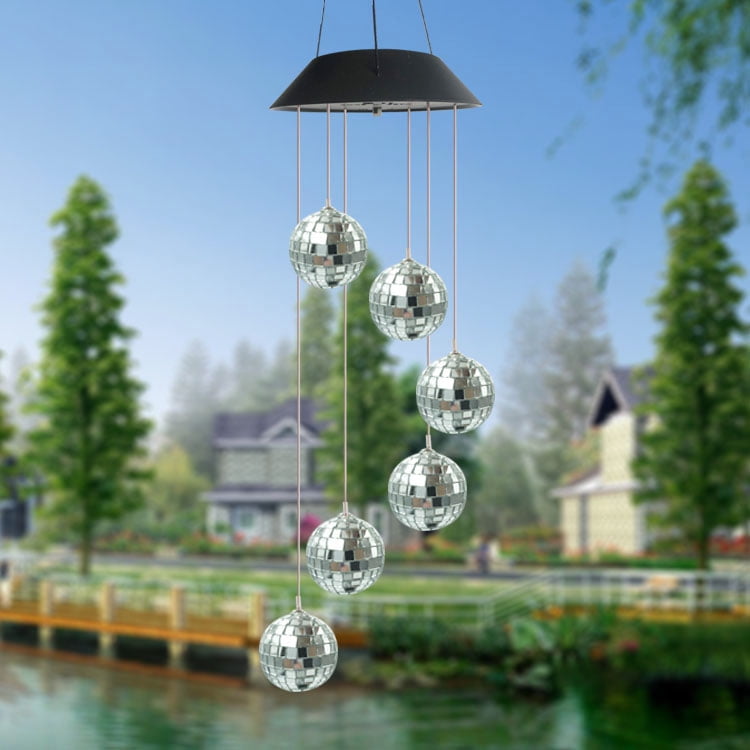 Download Solar Wind Chimes Outdoor Color Changing Waterproof Wind ...