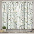 thumbnail image 2 of Ambesonne Floral Valance & Curtain, Herb Flowers Watercolors, 55"x24", Multicolor, 2 of 6