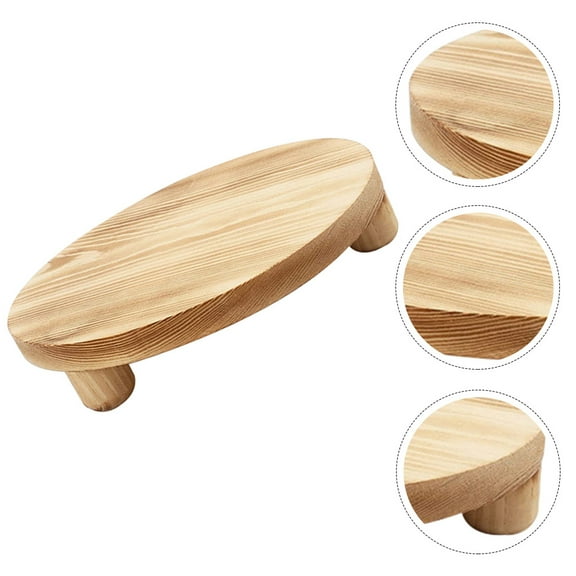 Worgeous Garden Flowerpot Display Stand Pine Storage Square Home Decor 1Pcs 9.8*9.8*2in