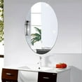 thumbnail image 3 of Makeup with LED Lights Oval Vanity for Bathroom Bedroom Dressing Table Adjustable Brightness, 3 of 8