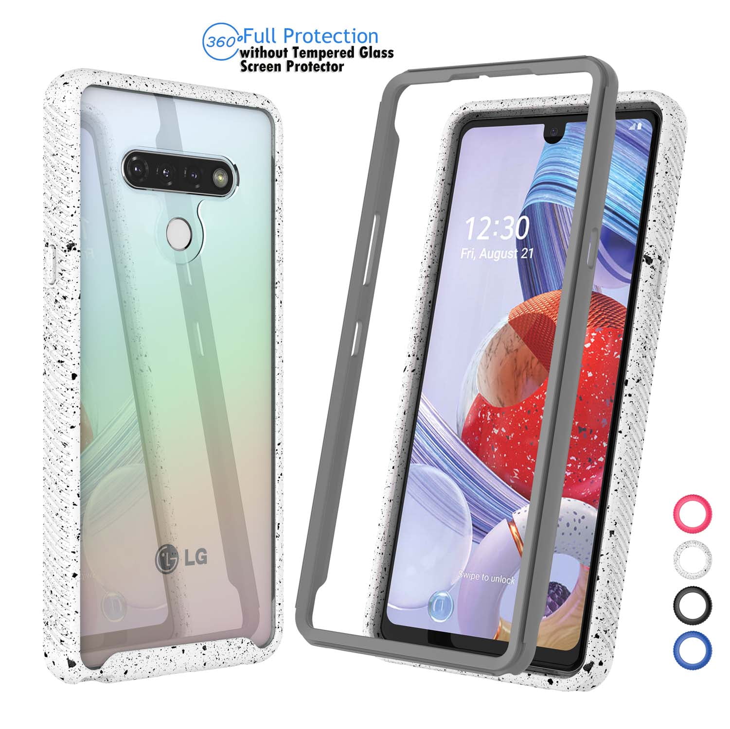 LG Stylo 6 Case, Case Cover for 2020 LG Stylo 6, Njjex Full-Body Rugged