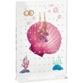 thumbnail image 6 of 2 Pack Earring Holder Organizer 110 Holes Shell Earring Display Stands with Base Acrylic Earring Hanger Board Jewelry Rack Display, 6 of 6
