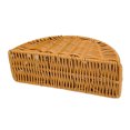 thumbnail image 3 of GOOHOCHY Cesta de ratán sintético para guardar mandos a distancia, caja de almacenamiento para escritorio, con estantes divididos, para teléfonos móviles, pinceles de maquillaje, bolígrafos y, 3 of 8