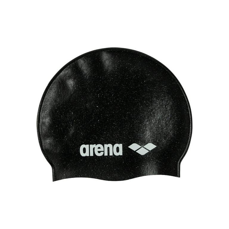 Arena Unisex Recycled Silicone Swim Cap - Black
