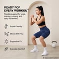 thumbnail image 4 of Women’s High Waist leggings, Seamless Compression Tummy Control Workout Yoga Shorts with Butt Lifting Contour Design, 4 of 7