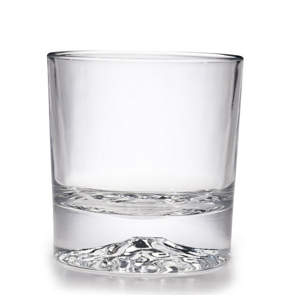 Globe on the Rocks Ice Tip Old Fashion Whiskey Glass, 250 ml Set of 4
