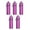 Purple, variant on DICEWEN Metal Keychain Pills Holder Small Box for Outdoor Sports Camping Hiking