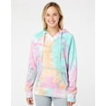 thumbnail image 4 of MV Sport Womens Courtney Burnout V-Notch Hooded Sweatshirt, 4 of 5