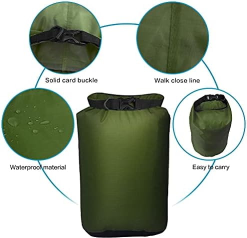 Jointown 5 Pack Waterproof Dry Sacks, Lightweight Outdoor Dry Bags 20L /12L / 10L/ 6L/ 3.5L Ultimate Dry Bags for Kayaking Camping Rafting Boating