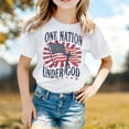 thumbnail image 2 of HAYIMI Kids T-Shirts Patriotic Holiday Graphic Tee For Girls Festive Celebration Tops O-Neck Comfortable Casual Shirt Youth Apparel Celebrate America's 250th Anniversary 1776-2026 Boho Dailywear, 2 of 4