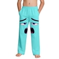 thumbnail image 2 of Kids Boys Girls Joggers Dizzy Expression Graphic Fleece-Touch Sweatpants Elastic Waist Trousers for Lounging, 4-13Y, 2 of 9